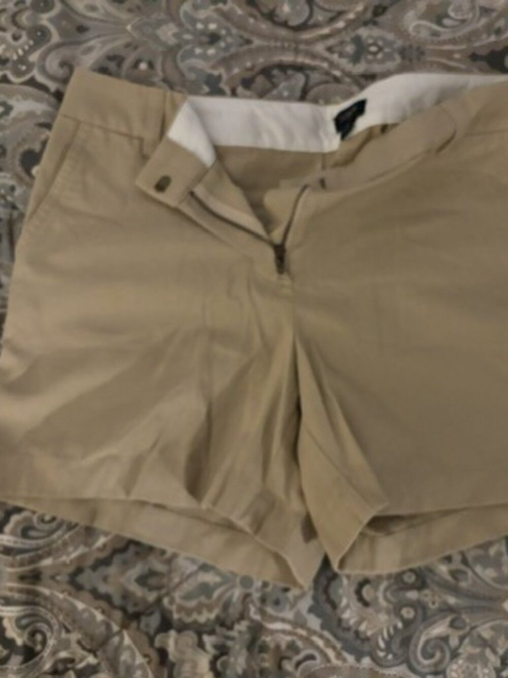J Crew Factory Khaki Shorts size 8
